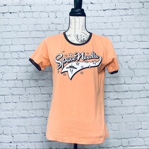 Vintage Space needle shirt tee t-shirt orange size medium